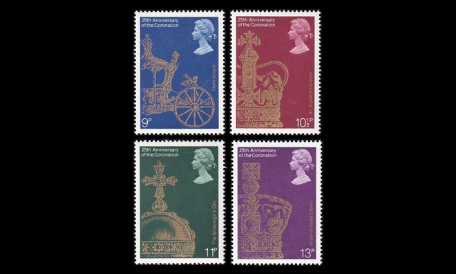 Iso-Britannia 765-8 ** Elisabethin kruunajaisten 25v päivä