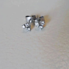 18K Kulta 6 x 0,03-0,04ct Timanttikorvakorut Westerback - pikkukuva 1