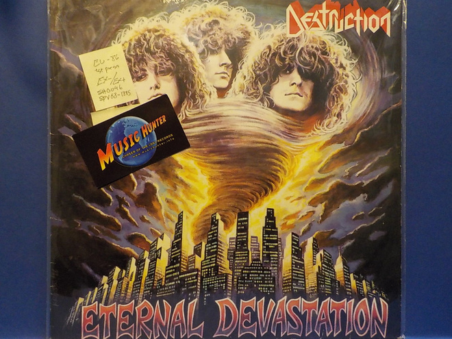 DESTRUCTION - ETERNAL DEVESTATION - EU 1986 EX-/EX+ LP