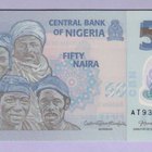 Nigeria 50 Naira v.2021 UNC P-40 (Polymer) - pikkukuva 1