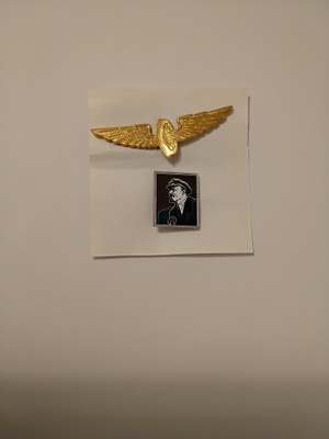 NL hattumerkki ja rintamerkki