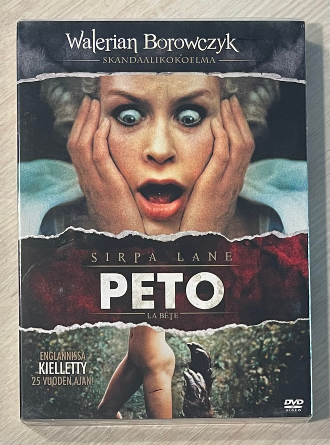Walerian Borowczyk: LA BETE - Peto (1975) Sirpa Lane (UUSI)