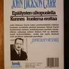 John Dickson Carr - Epäilysten ulko... / Kunnes kuolema... - pikkukuva 2