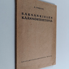A. Paasio : Saksankielen käännöstehtäviä - pikkukuva 1