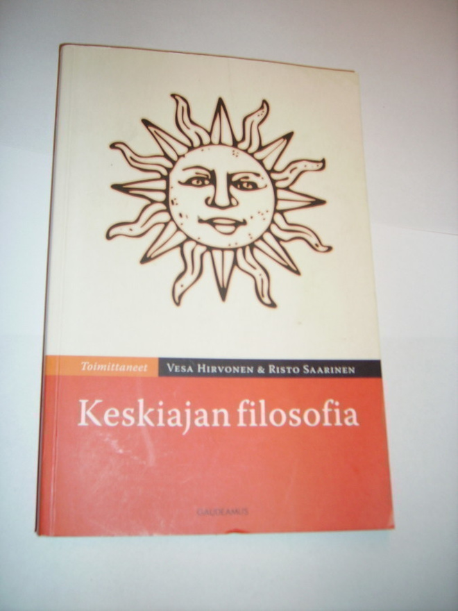 Hirvonen, Saarinen:  KESKIAJAN FILOSOFIA (2008) Sis.pk:t