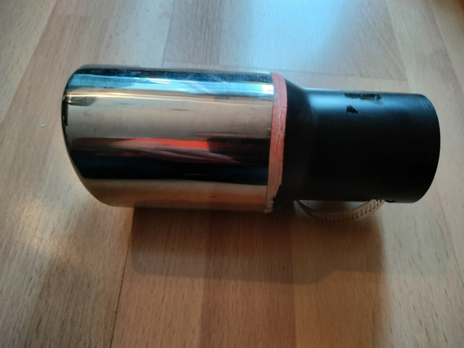 Pakoputken koristejatko alle 57mm