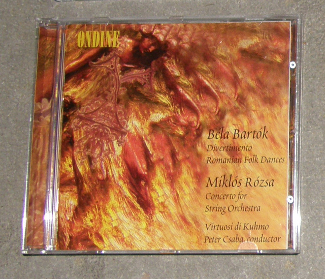 Bela Bartok - Divertimento - Miklos Rozsa - CD
