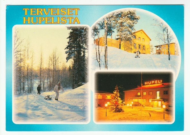 Postikortti: Lomakeskus Hupeli Tuusniemellä