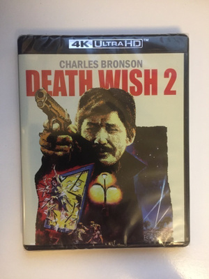Death Wish II (4K Ultra HD + Blu-ray) Vin Syn (1982) UUSI