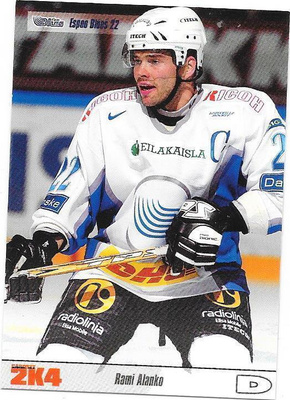 2003-04 CardSet #5 Rami Alanko Espoo Blues