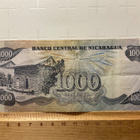 Banco Central de Nicaraqua 1000 Cordobas 1985 - pikkukuva 2