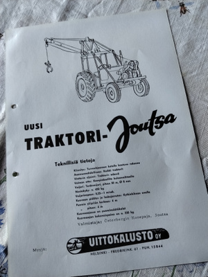 uusi traktori joutsa