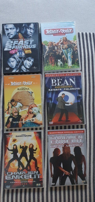 Dvd elokuvia 1€ kpl