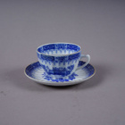 1110. 22kpl 'China Blau'-koristeinen kahviastiasto, Japani. - pikkukuva 3
