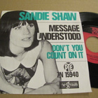 Sandie Shaw Message Understood 7 45 Hollanti 1965 - pikkukuva 1
