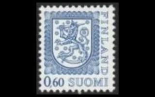 760IIIAy ** Leijonamalli 0,60 mk typ III, A-ham, y-pap (1975