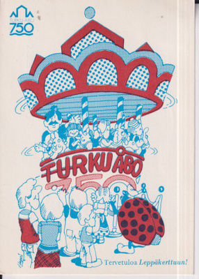 Turku, Messut 10.-19.8.-79 Leppäkerttu, piirroskortti , e38