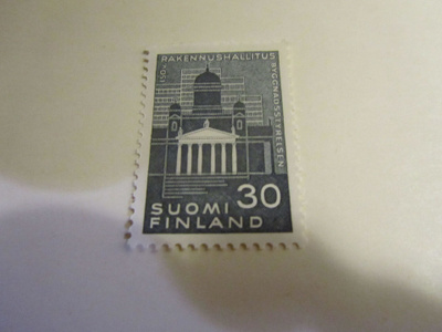 1961 rakennushallitus 150  vuotta , postituore