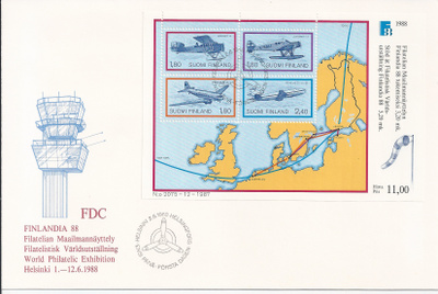 1988  FDC Finlandia 88