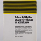 Juhani Kyläkallio : Osakeyhtiölaki ja käytäntö - pikkukuva 2