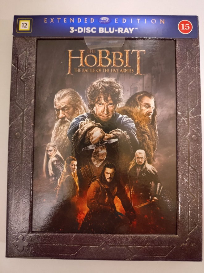 Hobitti: Viiden armeijan taistelu -Extended 3disc-Blu-ray