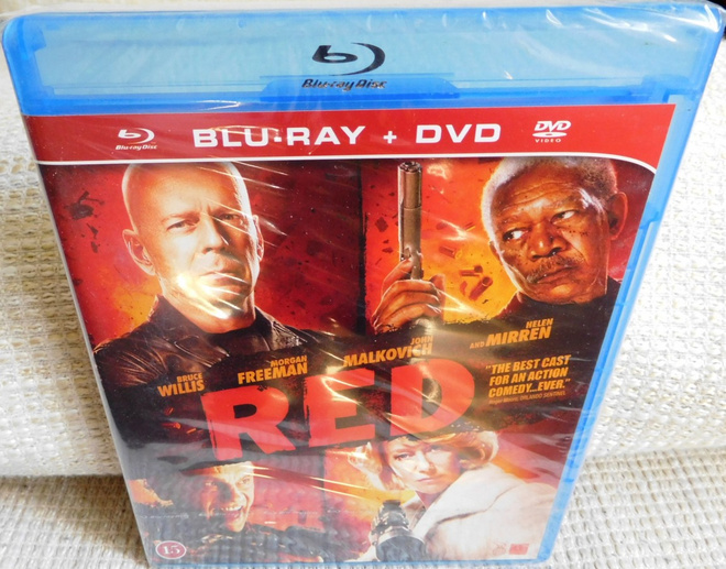 RED - Bruce Willis & Morgan Freeman (muoveissa) Blu-ray+DVD
