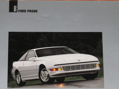 1991 Ford Probe esite - KUIN UUSI - 20 sivua - ISO