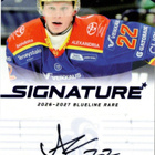 2026-27 Blueline ALEXANDER FORSLUND Jokerit signature RARE - pikkukuva 1