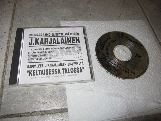 J,KARJALAINEN - PROMO CD RADIO-JA ESITTELYKÄYTTÖÖN