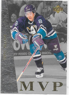 1996-97 Upper Deck MVP #UD7 Teemu Selänne , Anaheim Ducks