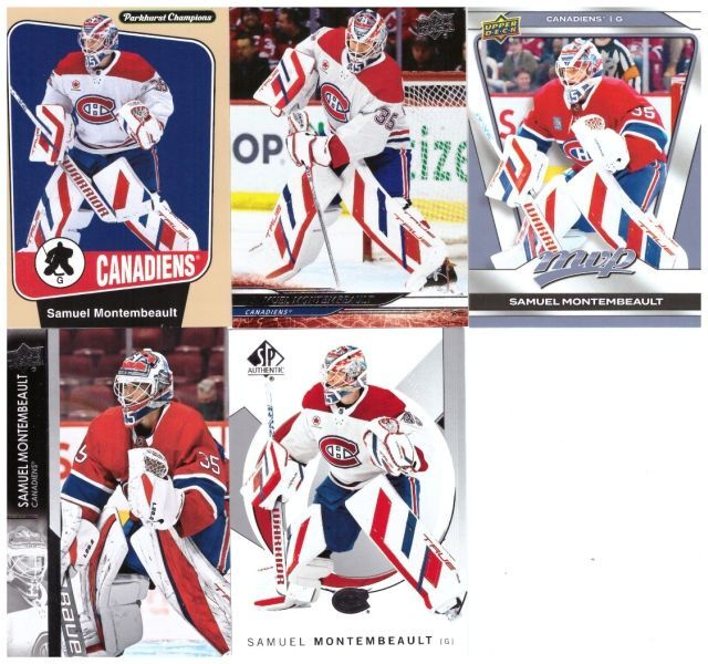 5 x Mv SAMUEL MONTEMBEAULT Montreal Canadiens