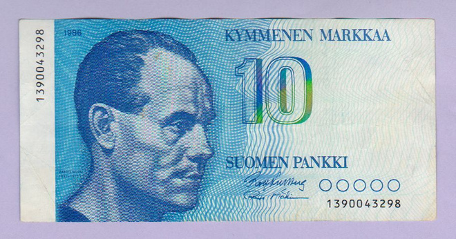 10 mk v.1986 P-113 (Kullberg-Mäkinen)