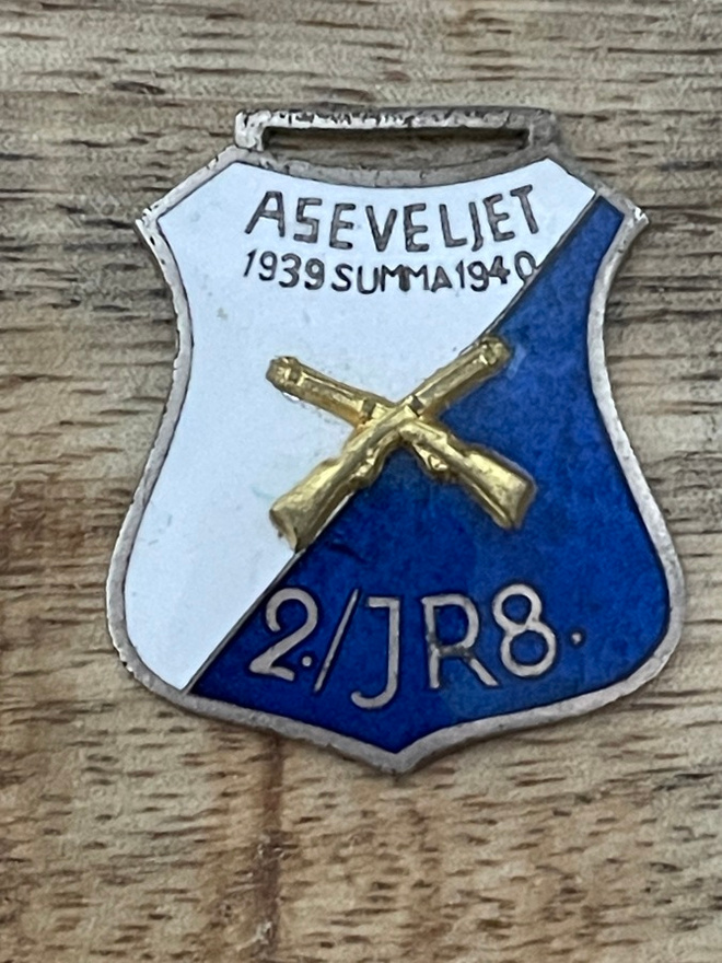Talvisodan asvelimerkki JR8 2.Komppania