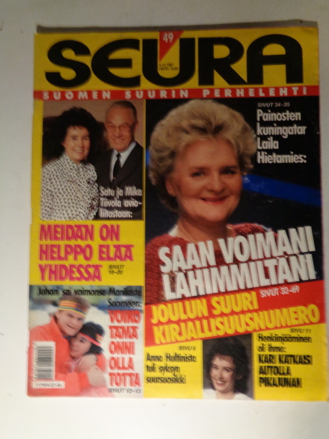 Seura lehti Nro 49/1987 (18.11)