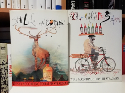 Whisky & Wine According to Ralph Steadman - 2 kirjaa