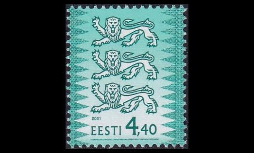 Eesti 376IIa ** Käyttösarja leijonat -01 (2000)