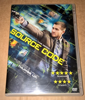 SOURCE CODE DVD TOIMINTA SCI-FI