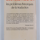 Georges Mounin : Les problemes theoriques de la traduction - pikkukuva 2