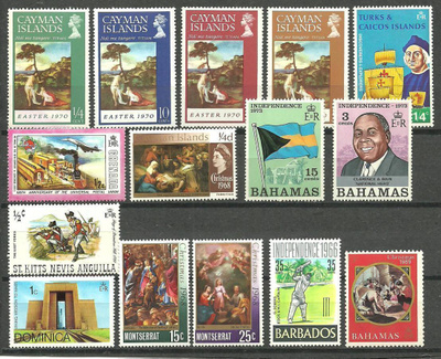 KARIBIAN SAARIA suuri levyllinen vanhempia postituoreita **