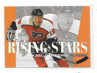 1995-96 Ultra Rising Star #7of10 Mikael Renberg , Flyers