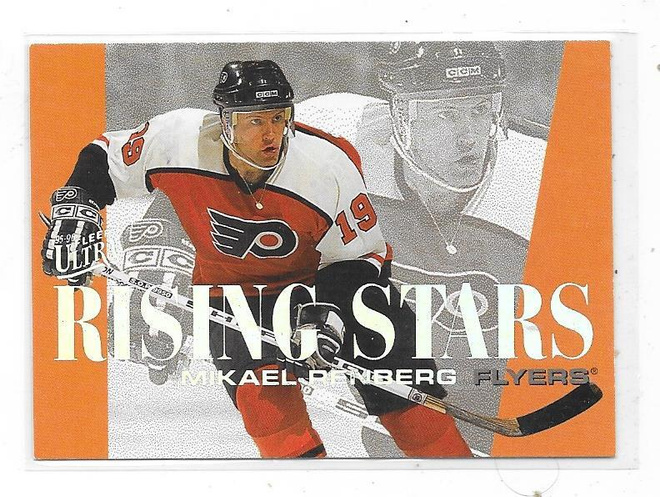1995-96 Ultra Rising Star #7of10 Mikael Renberg , Flyers