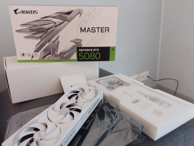 Gigabyte GeForce RTX 5080 AORUS MASTER ICE -OC 16