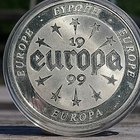 Numeroitu Europpa kolikko Todistuksella. Halkaisija - noin 3 - pikkukuva 5