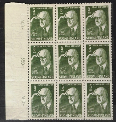 JEAN SIBELIUS käyttämätön *** 9:lö 1945 LaPe 306