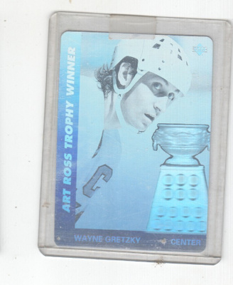 Wayne Gretzky Ud art ross trophy hologrammi.