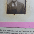 Merimiespassi Danzig vapaakaupunki 1937- 1942 aito - pikkukuva 3