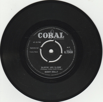 Vinyyli single 7", Buddy Holly: Slippin and Sliding