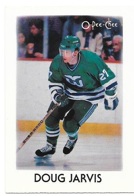 1987-88 OPC Minis #19 Doug Jarvis Hartford Whalers