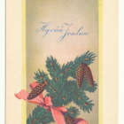 Kuusenoksa käpyineen - kulk. 1945 - pikkukuva 1
