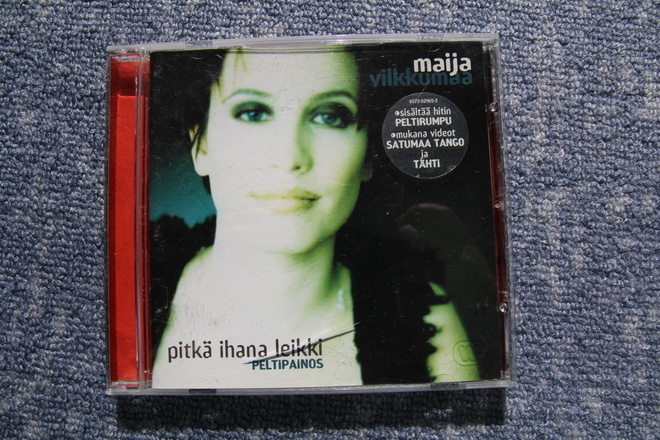 CD : Maija Vilkkumaa - Pitkä Ihana leikki (peltipainos)